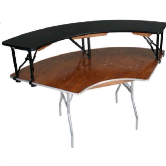 Where to find BAR, SERPENTINE TABLE TOP W Skirting in Sedona