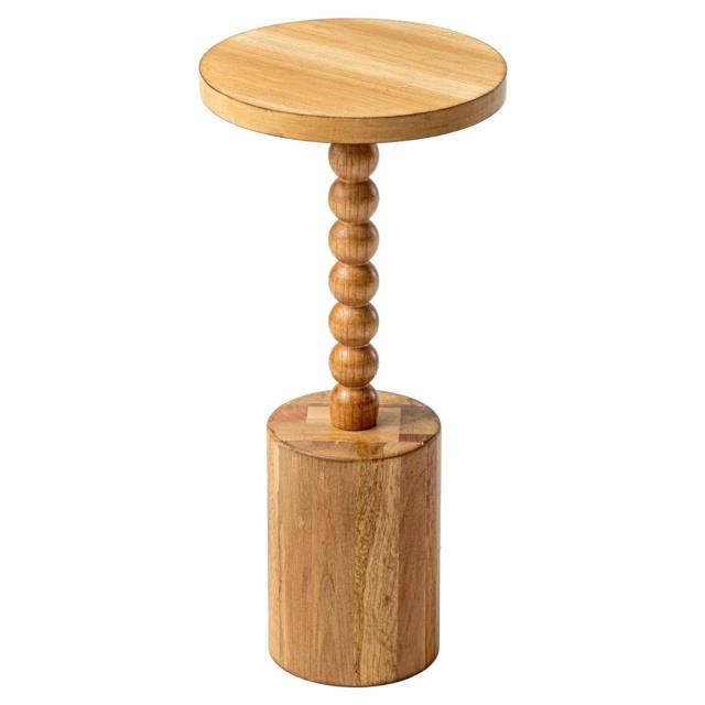 Rental store for SIDE TABLE PEDESTAL NATURAL WOOD in Sedona AZ