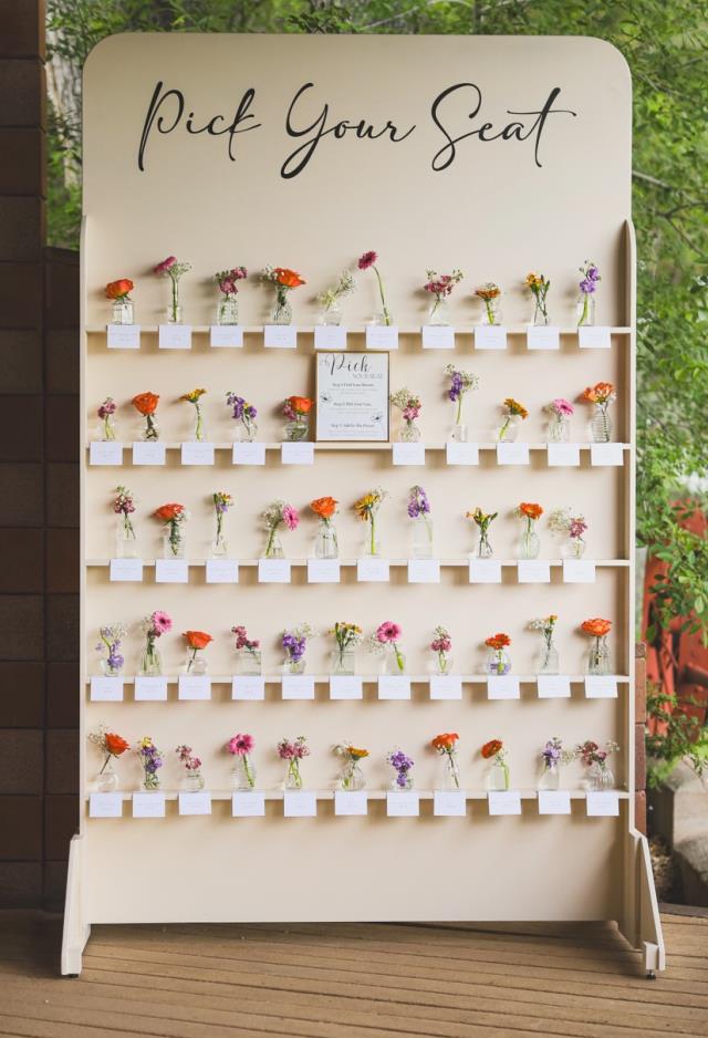 Rental store for FLOWER WALL - SEATING CHART in Sedona AZ
